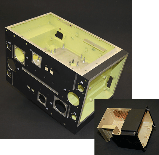 metalic box on the ground