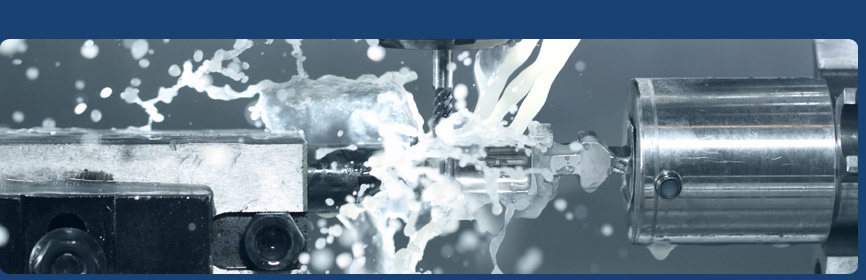 cnc machine is working